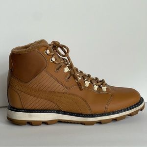 Puma Evertrack Brown Fleece Lined Boots Women's Size 9.5